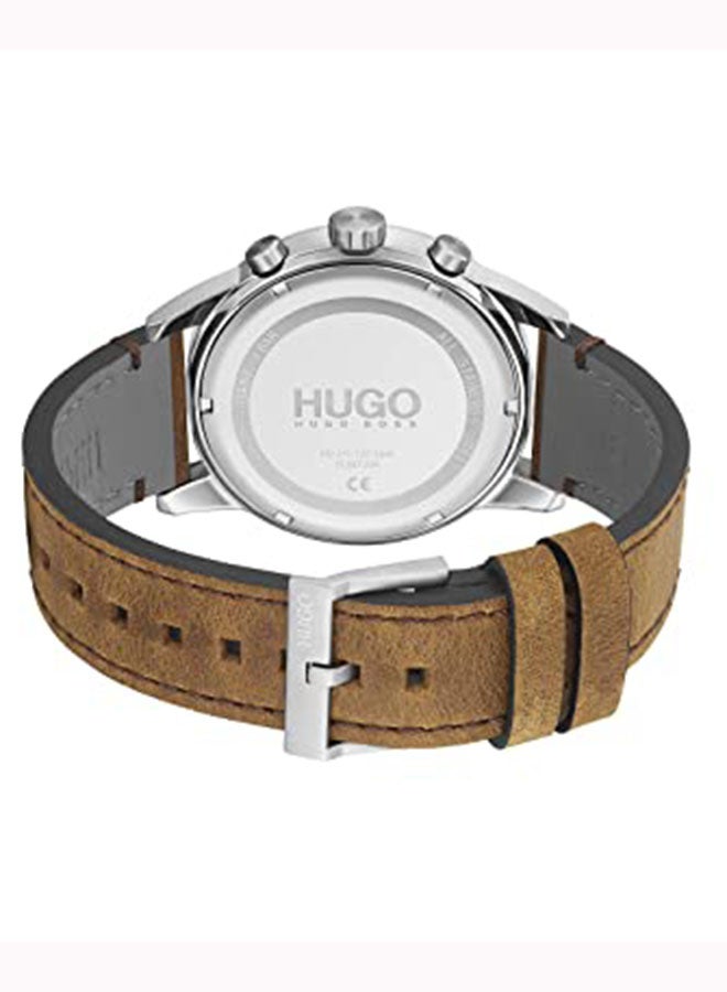 HUGO BOSS - Men's Wrist Watch chronograph leather HB153.0150 - Image 1