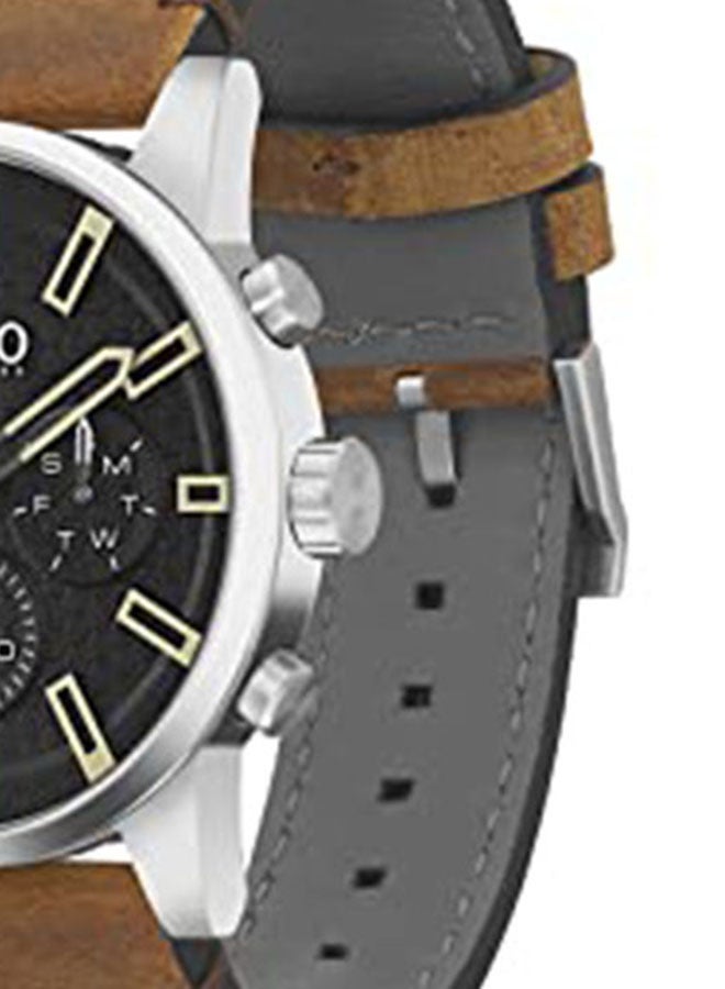 HUGO BOSS - Men's Wrist Watch chronograph leather HB153.0150 - Image 1