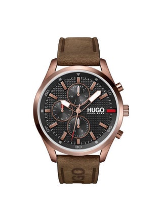 Men's Chronograph Leather Wrist Watch HB153.0162 - v1670425970/N44829027A_1