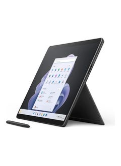 Surface Pro 9 ‎QI9-00029 Convertible -In-1 Laptop With 13 Inch Display, Core i5 1235u Processer/16GB RAM/256GB SSD/Intel UHD Graphics/Windows 11 English Graphite