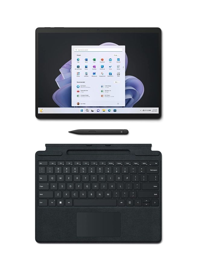 Microsoft - Surface Pro 9 ‎QI9-00029 Convertible -In-1 Laptop With 13 Inch Display, Core i5 1235u Processer/16GB RAM/256GB SSD/Intel UHD Graphics/Windows 11 English Graphite - Image 1