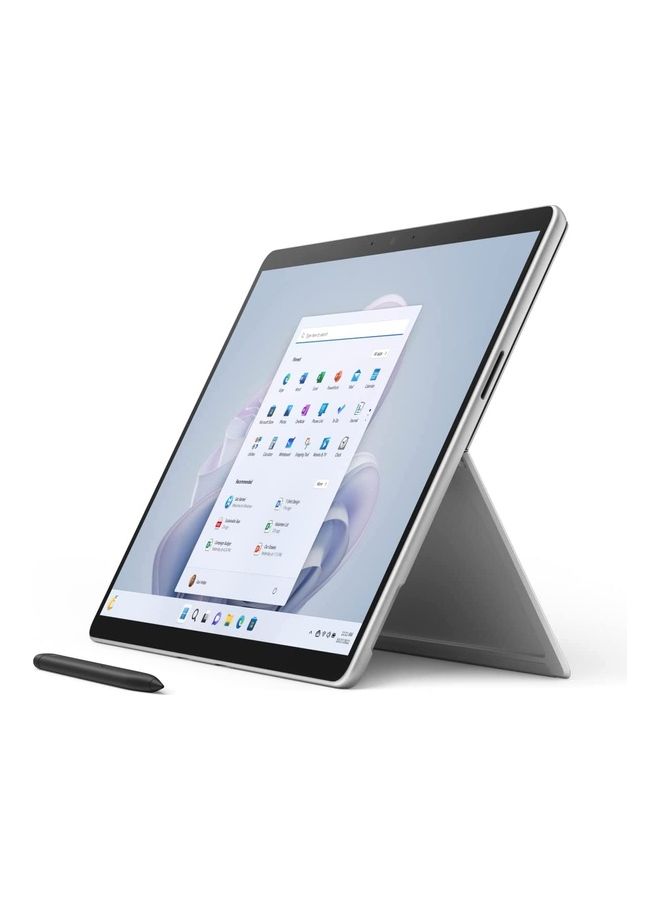 جهاز Surface Pro 9 ‎QIL-00029 كمبيوتر محمول قابل للتحويل في 1 بشاشة مقاس 13 بوصة ومعالج Core i7 1255u/ذاكرة الوصول العشوائي سعة 16 جيجابايت/محرك أقراص SSD سعة 256 جيجابايت/بطاقة رسومات Intel UHD/نظام التشغيل Windows 11 - v1670434260/N53371253A_1