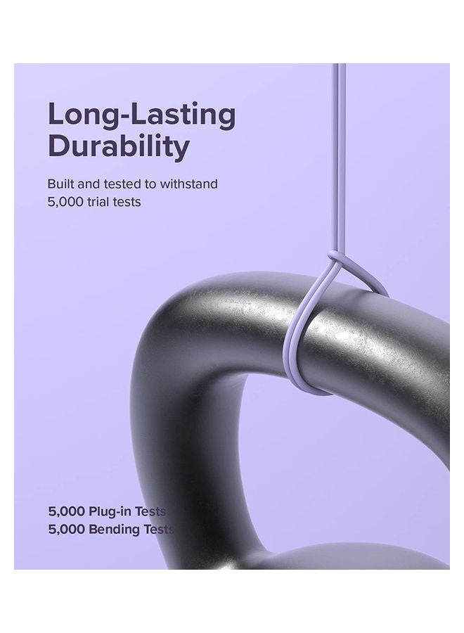 رينجك كابل شحن سريع من USB Type C إلى Lightning بطول 2 متر مع خاصية إيقاف الشحن تلقائيًا عند امتلاء البطارية - Image 4