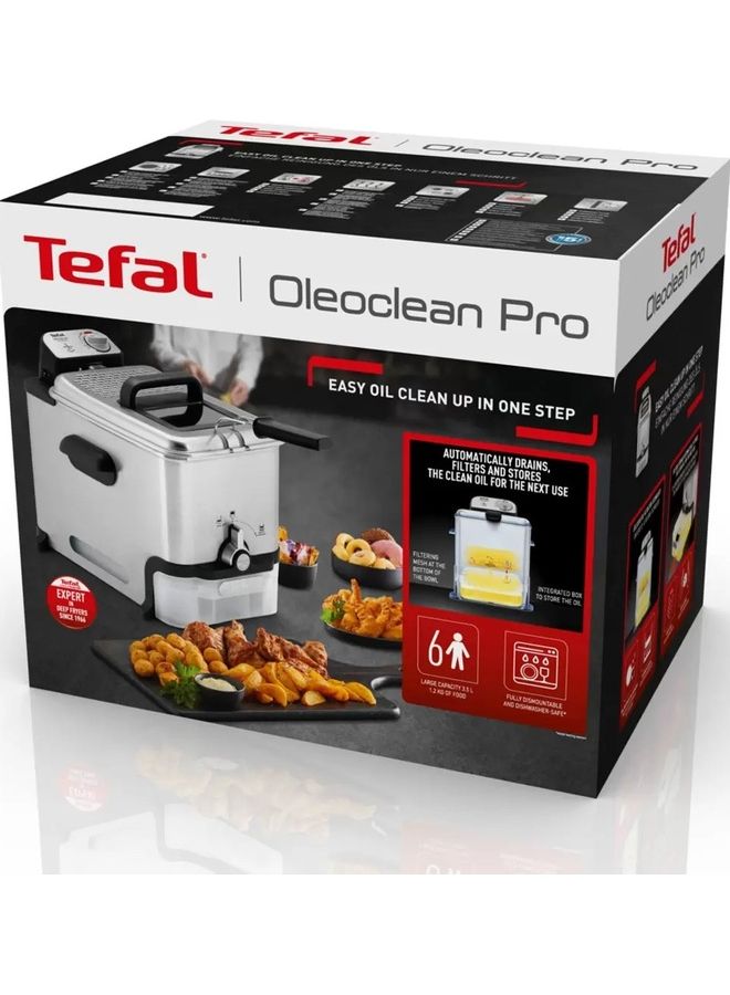 Oleoclean Pro Semi Professional Deep Fryer & Oil Purifier 3.5 L 2300.0 W FR804140 Multicolour