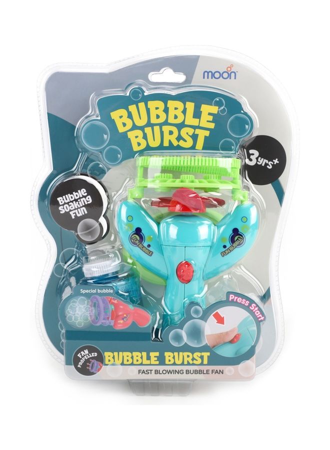 Moon Burst-Automatic Blowing Bubble Gun Toys For Girls And Boy Not Include Battery 12 x 4 x 17cm - Image 3