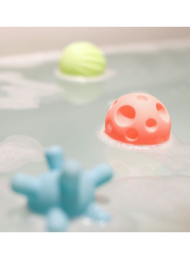 Moon - Baby Learning Toy 6 Pack Soft Textured Balls 20 x 1 x 24cm - Image 1