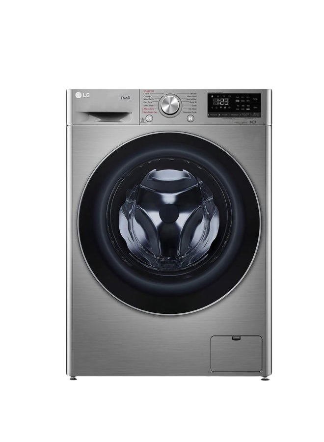 LG - Vivace Front Load Automatic Washing Machine 9 kg F4R5VYG2T Silver - Image 1