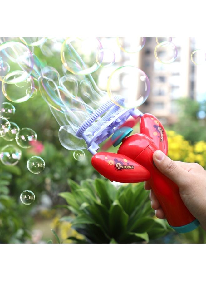 Moon Burst Automatic Blowing Bubble Gun Toys For Girls And Boys Not Include Battery 12 x 4 x 17cm - Image 5