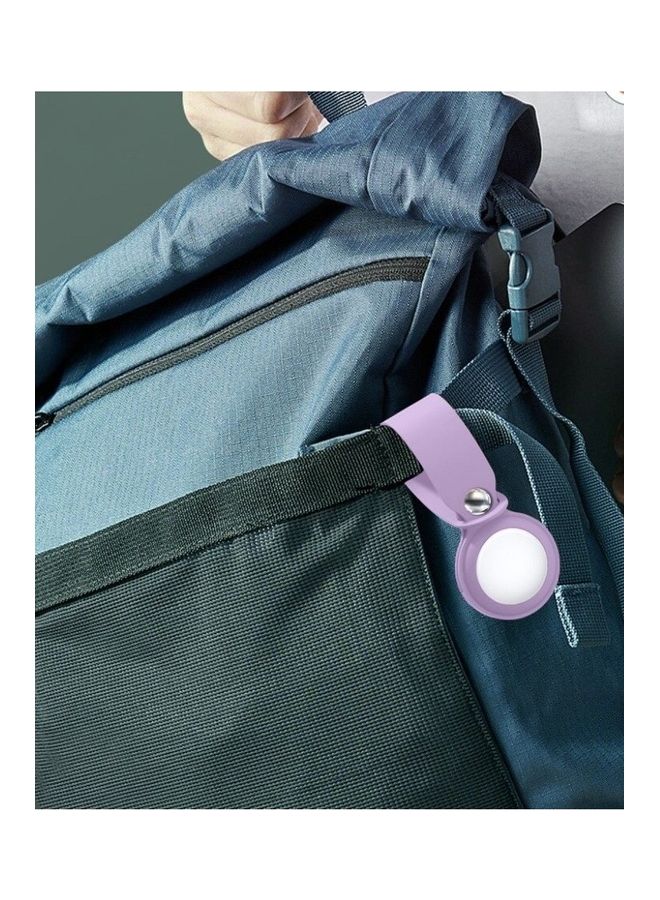 MARGOUN - 6-Piece Silicone Loop Anti-Lost AirTag Carry Case Keychain For Apple AirTags Multicolor - Image 1