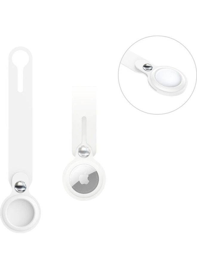 MARGOUN - 6-Piece Silicone Loop Anti-Lost AirTag Carry Case Keychain For Apple AirTags Multicolor - Image 1