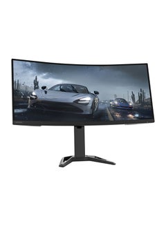 Lenovo G34w-30 Gaming Curved Monitor With 34-inch WQHD (3440x1440)Display, VA Panel Technology, Response Time 0.5ms, Refresh Rate 165 Hz up to 170 Hz, AMD FreeSync Premium Technology, Built-in Speakers Black  - Image 2