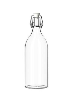 Generic Korken Bottle With Stopper Clear Glass 1L  - Image 1