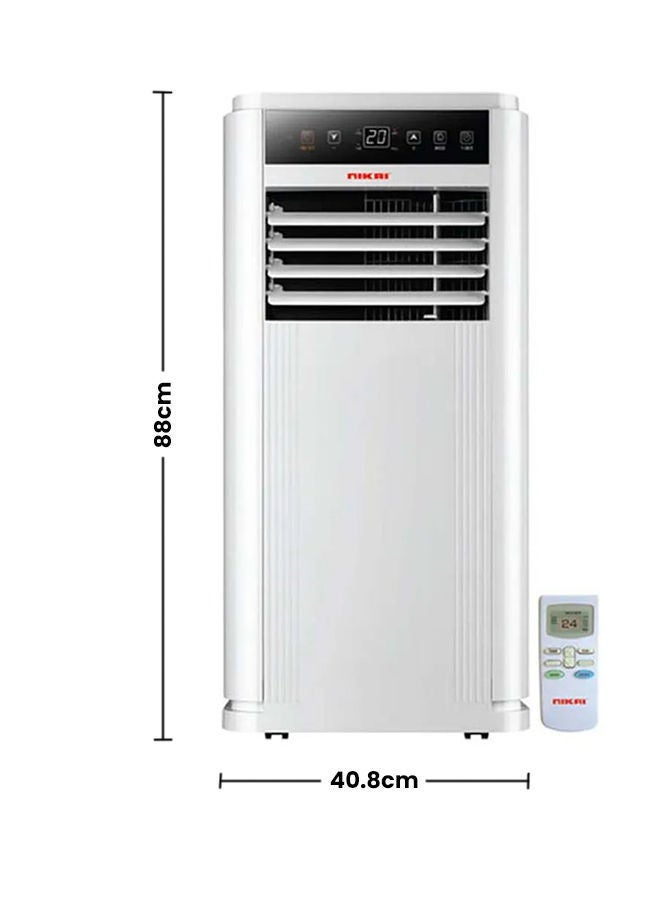 1 Ton Portable Air Conditioner With Remote   ,1 year warranty 1 Ton 50 W NPAC12000C White 