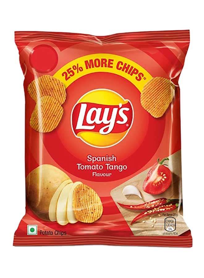 Lay's Spanish Tomato Tango Potato Chips Indian Import 48grams  - Image 1