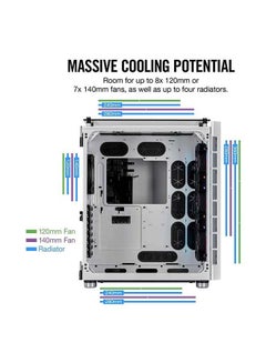 CORSAIR Crystal Series 680X RGB High Airflow Tempered Glass ATX Smart Case  - Image 3