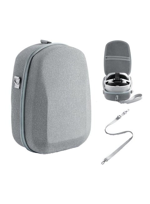 Hard Carry Case Compatible With Oculus Quest 2 All In One VR Gaming Headset And Touch Controllers Suitable For Portable Travel Home Storage Bag Grey