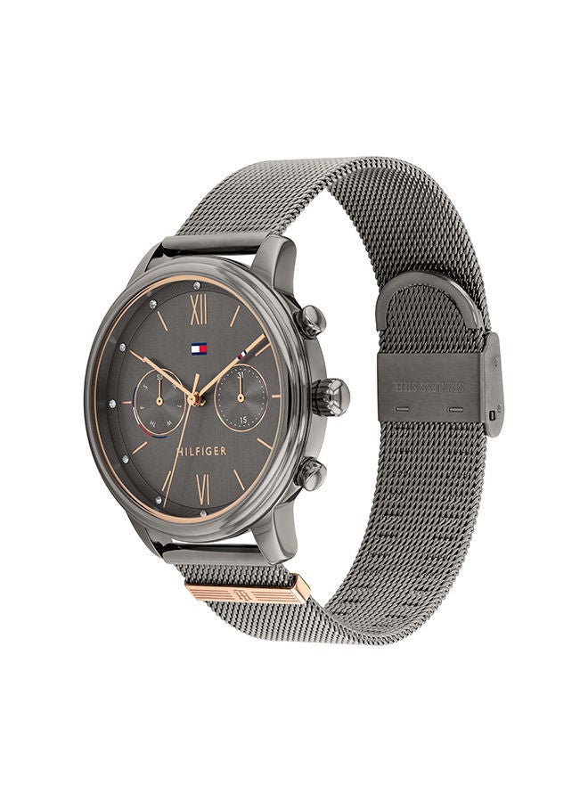 Women's Blake Round Shape Stainless Steel Analog Wrist Watch 38 mm - Grey - 1782304 - v1670593257/N43699506A_3