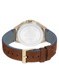 HUGO BOSS Men's Leather Analog Wrist Watch 1530134  - Image 2