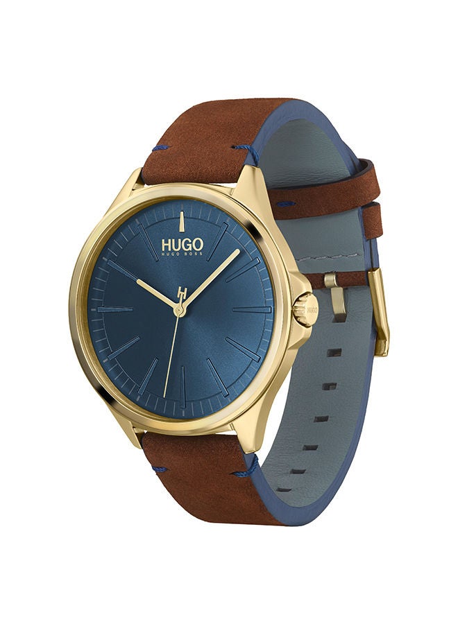 HUGO BOSS - Men's Leather Analog Wrist Watch 1530134 - Image 1