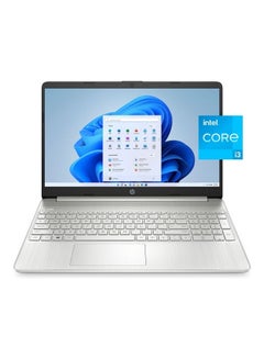 15-dy2791wm (Upgraded Version) Laptop With 15.6-Inch HD Display, Core i3-1115G4 Processor/8GB RAM/256GB SSD/Intel UHD Graphics/Windows 10 English/Arabic Silver