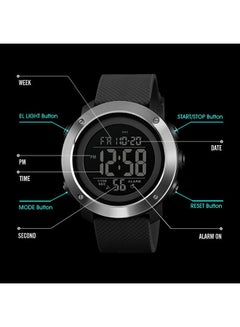 SKMEI Men's 1728 Waterproof Stainless Steel Prayer Islamic Azan Watch  - Image 4