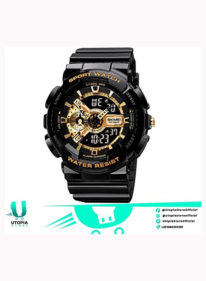 SKMEI Men's 1688 New Arrival  Waterproof Electronic Fashion Classic Sports Plastic Digital Reloj Wristwatch  - Image 3