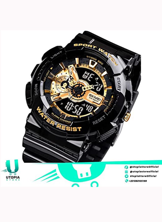 SKMEI Men's 1688 New Arrival  Waterproof Electronic Fashion Classic Sports Plastic Digital Reloj Wristwatch  - Image 4