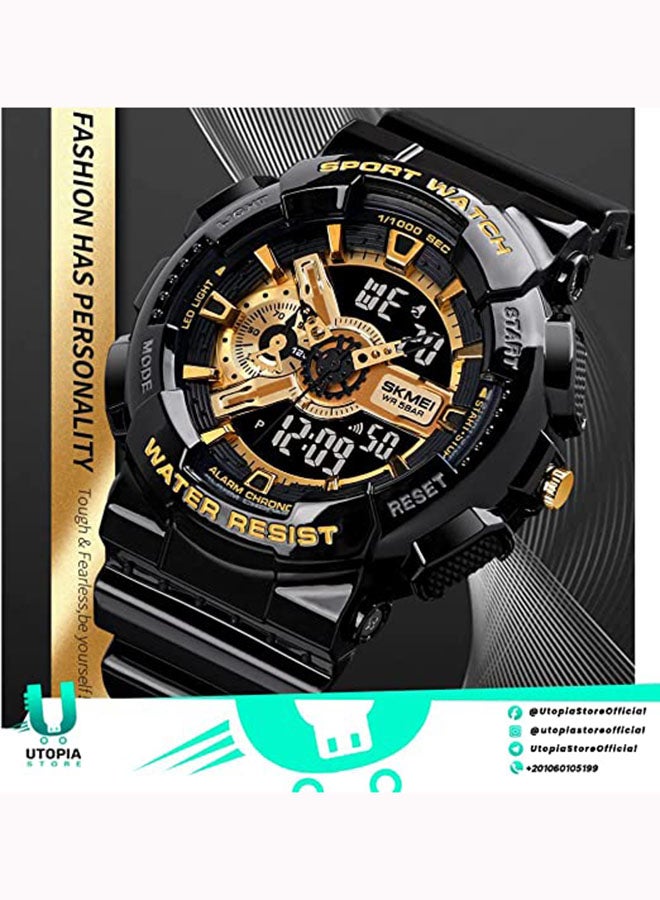 SKMEI Men's 1688 New Arrival  Waterproof Electronic Fashion Classic Sports Plastic Digital Reloj Wristwatch  - Image 5