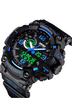 SKMEI Men's 1520 Cool Plastic Strap Double Time Digital Watch  - Image 2