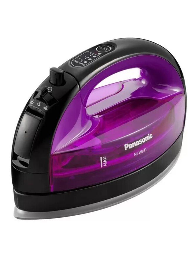 باناسونيك جهاز كي بالبخار دون سلك NI-WL41 بنفسجي/ أسود - Image 1