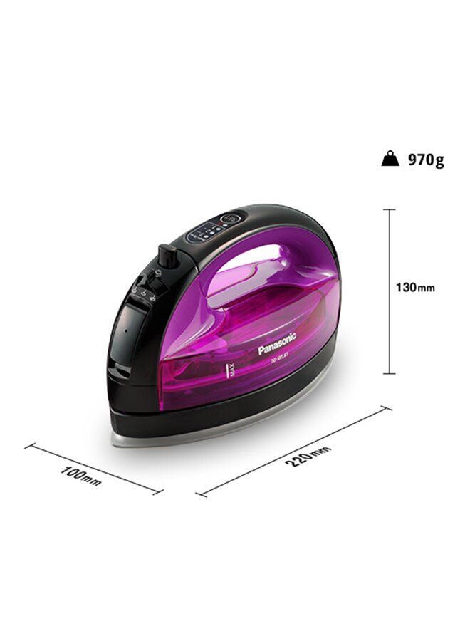 باناسونيك جهاز كي بالبخار دون سلك NI-WL41 بنفسجي/ أسود - Image 2