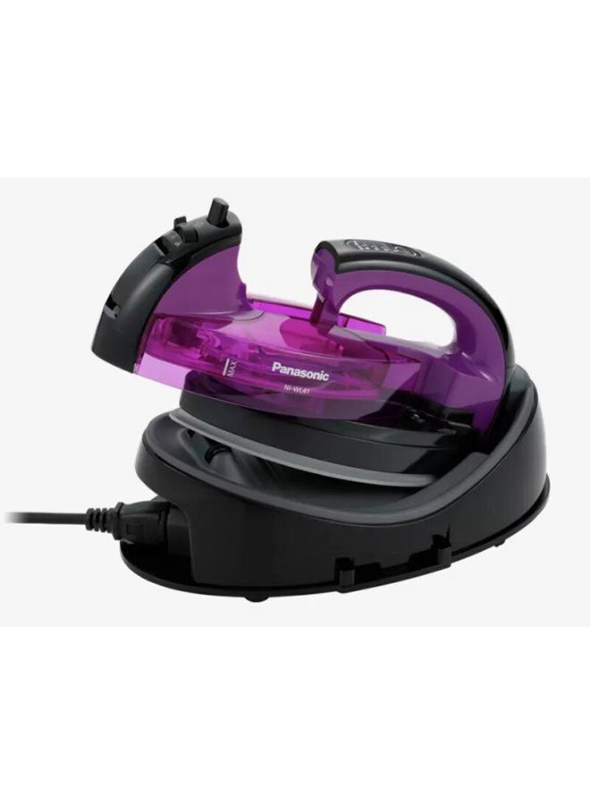 باناسونيك جهاز كي بالبخار دون سلك NI-WL41 بنفسجي/ أسود - Image 5