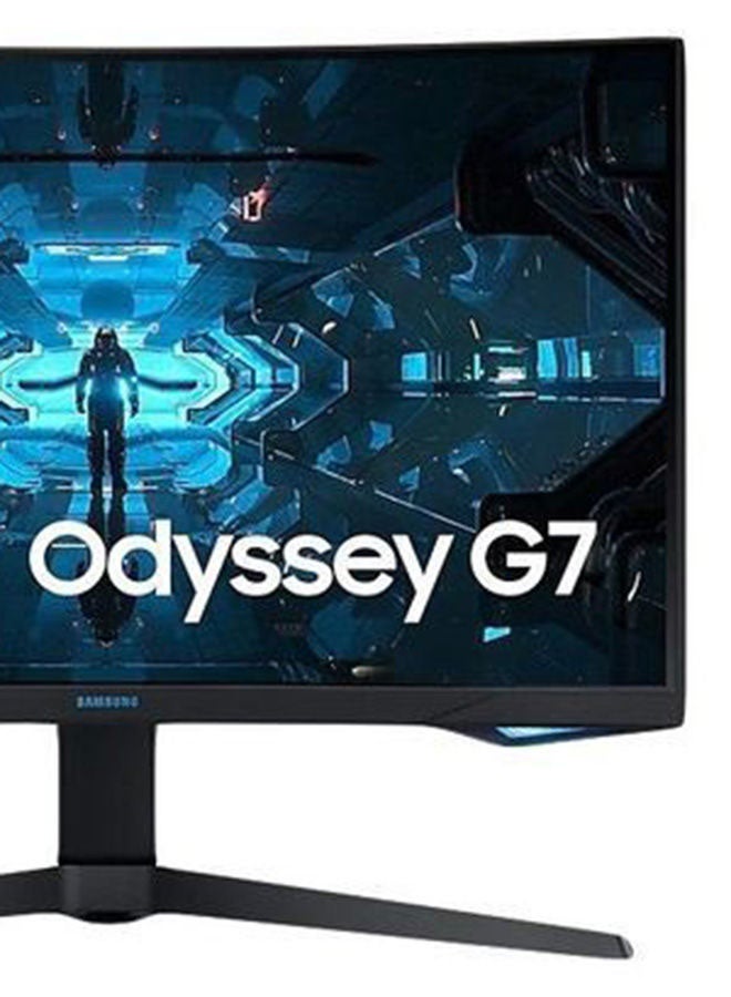 Samsung - 27-Inch Odyssey G7 QLED Curved Gaming Monitor 27inch Black - Image 1