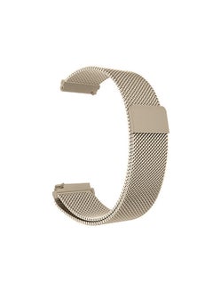 MARGOUN Stainless Steel Milanese Loop Mesh Replacement Band For Samsung Galaxy Watch 4/4 Classic/3/Active/Active 2 Champagne Gold  - Image 2