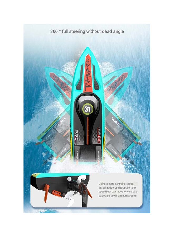 MYTOYS - Tornado High Speed 65 Plus km/H RC Boat With Powerful Brushless Motor And ESC Self Cooling Function - Image 1