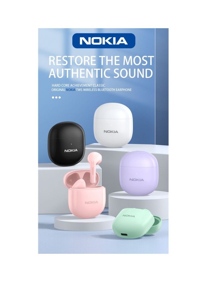 NOKIA - E3110 True Wireless Earphone Noise Reduction Touch Control HiFi Stereo Sound Headset BT 5.1 Earphones with Microphone Purple - Image 1