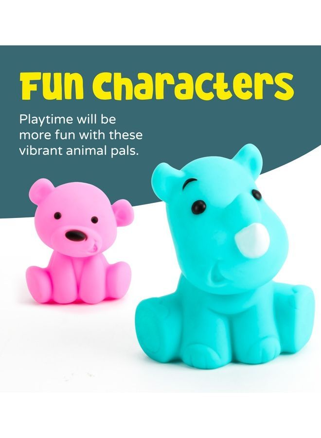 Moon Baby Learning Small Number Block Cubes & Animal Toys for Toddlers 4.5 x 1 x 4.5cm - Image 3