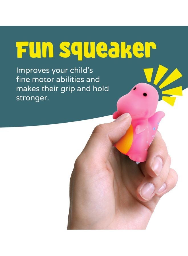 Moon Animal Bath Mini Dinosaur Toys Set For Toddlers Dino 16.5 x 5 x 12cm - Image 3