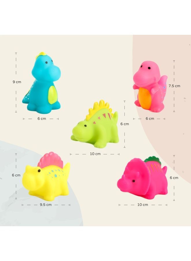 Moon Animal Bath Mini Dinosaur Toys Set For Toddlers Dino 16.5 x 5 x 12cm - Image 4