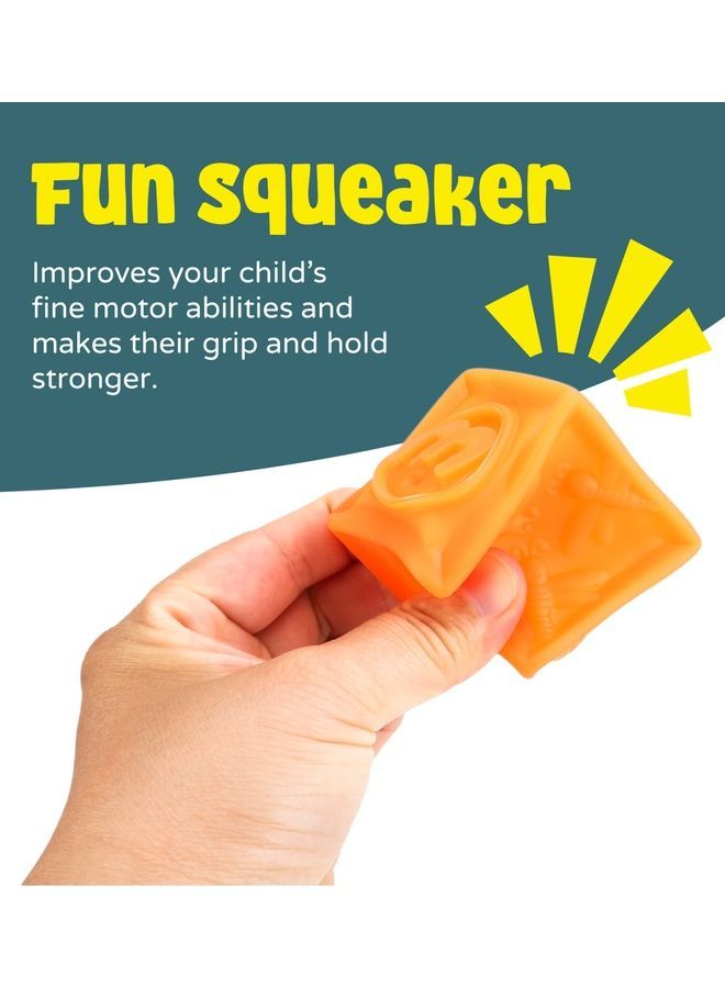 Moon Baby Stacking Sensory Toys Set Textured Balls Number Block Cubes & Animal For Toddlers 5 x 5 x 5cm - Image 4