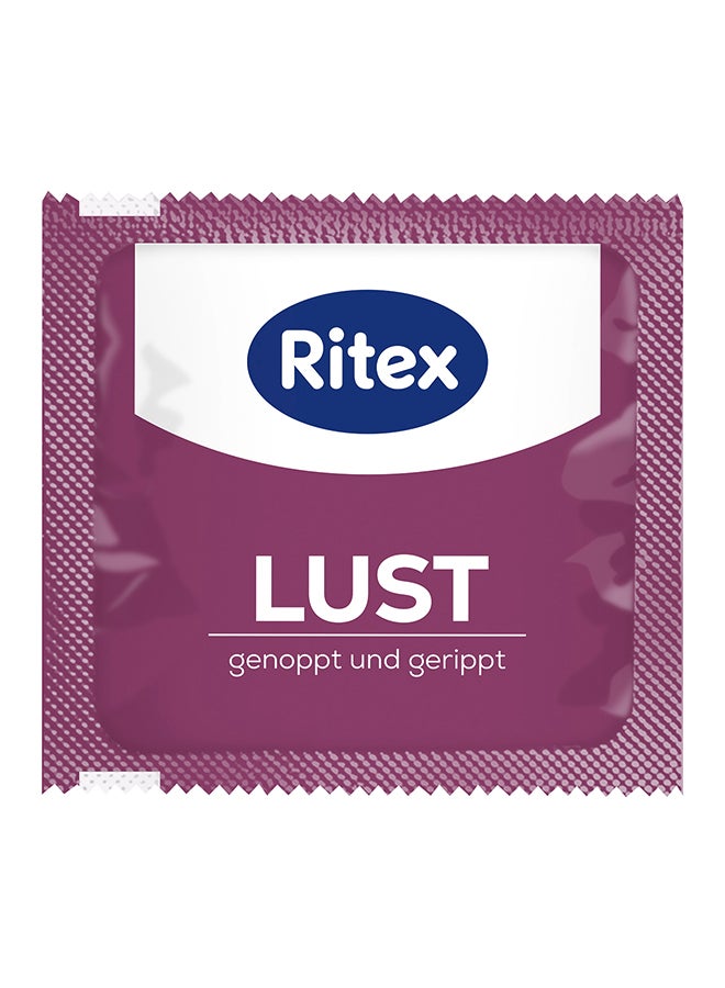 Ritex - condom LUST (dotted & ribbed) Pack of 3 - Image 1