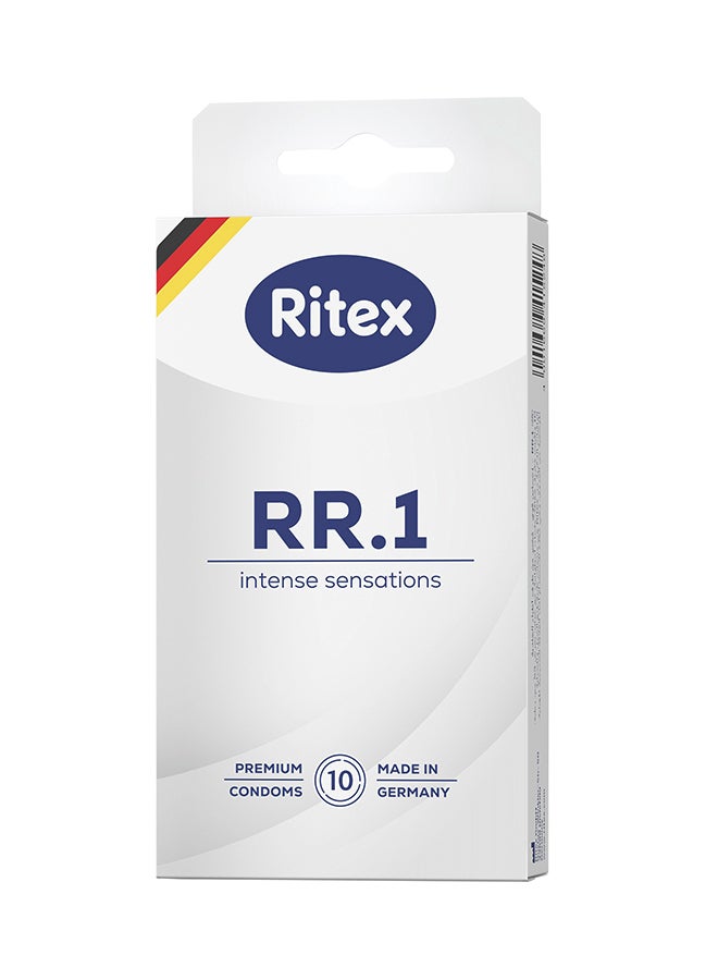 ريتكس الواقي الذكري RR.1 (الإحساس الشديد) عبوة من 10 قطع