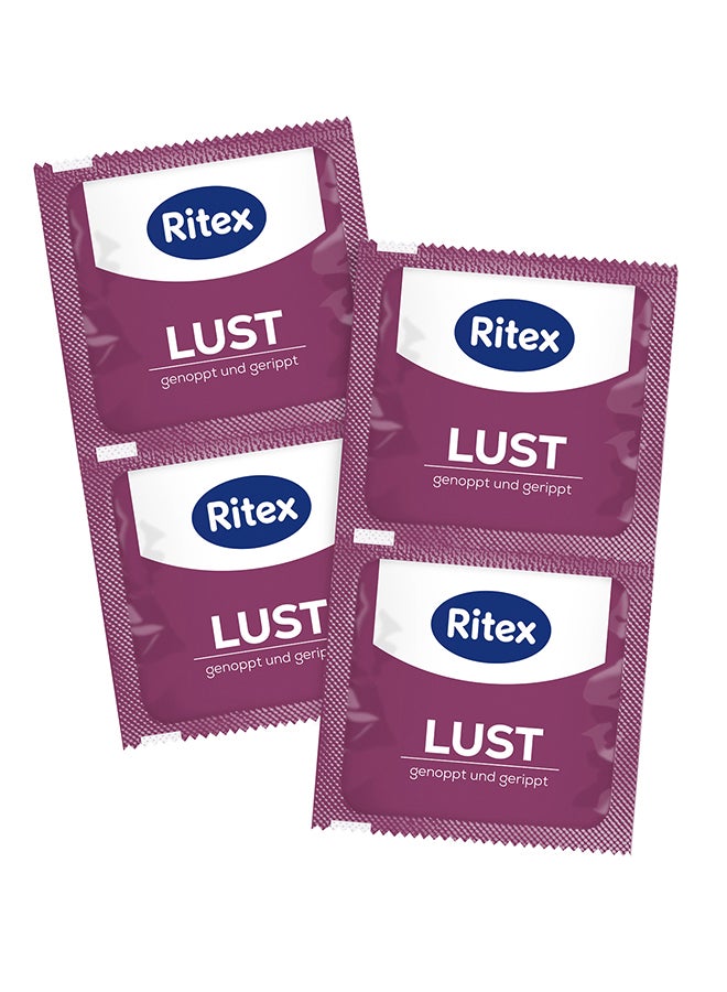 ريتكس الواقي الذكري LUST (منقط ومضلع) عبوة من 8 قطع - Image 3