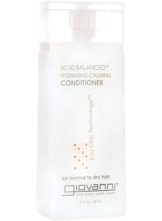 Giovanni 50:50 Balanced Hydrating Calming Conditioner 60ml  - Image 1