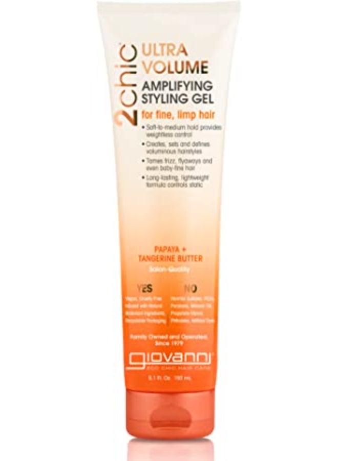 Giovanni 2chic Ultra-Volume Amplifying Hair Styling Gel 150ml 