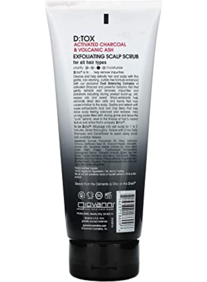 Giovanni 2chic D:tox Exfoliating Scalp scrub 198grams - Image 2