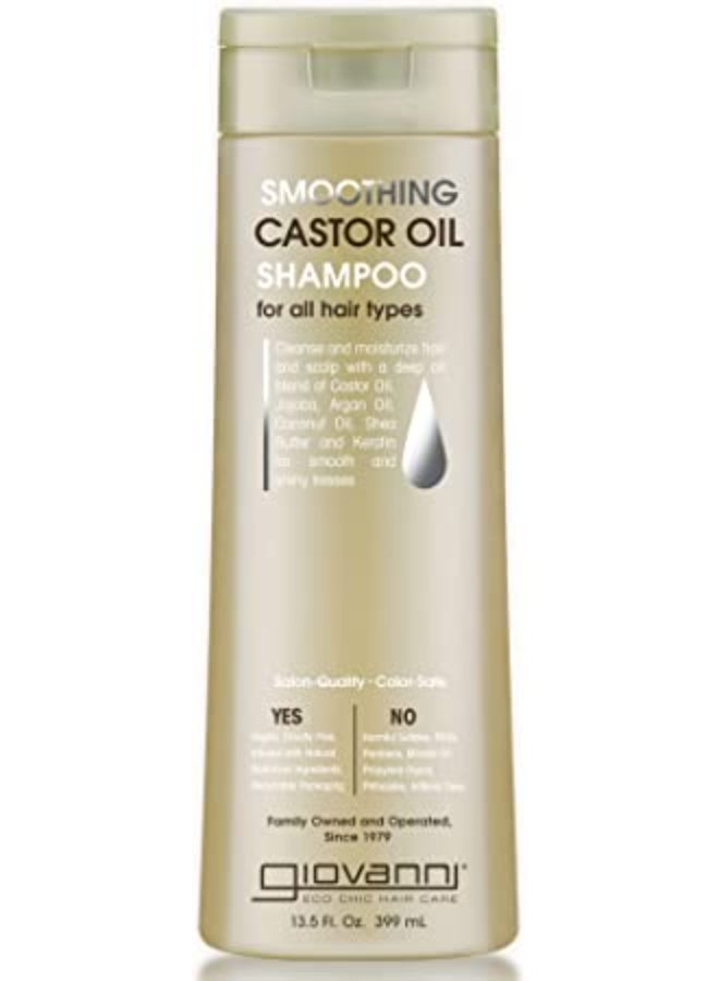 Giovanni Smoothing Castor Oil Shampoo 399ml - Image 1