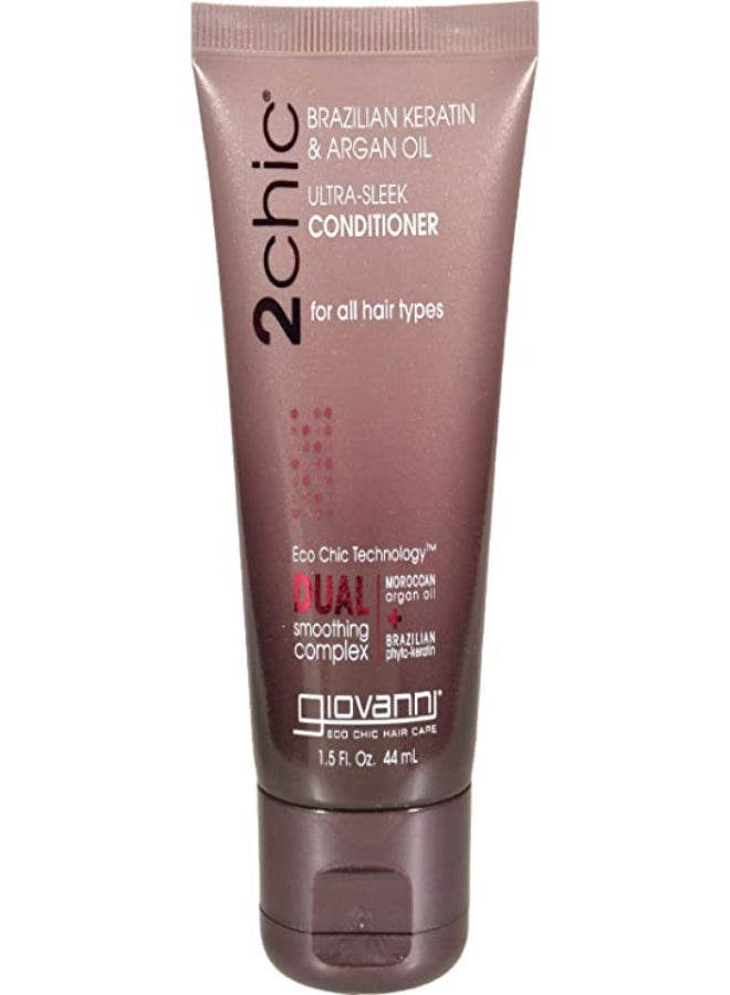 Giovanni 2chic Brazilian Keratin & Argan Conditioner 44ml - Image 1