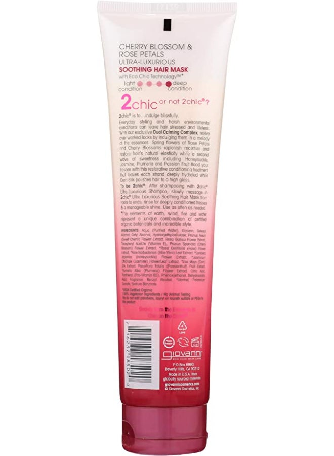 Giovanni 2Chic Cherry Blossom & Rose Petals Ultra-Luxurious Soothing Hair Mask 150ml  - Image 2