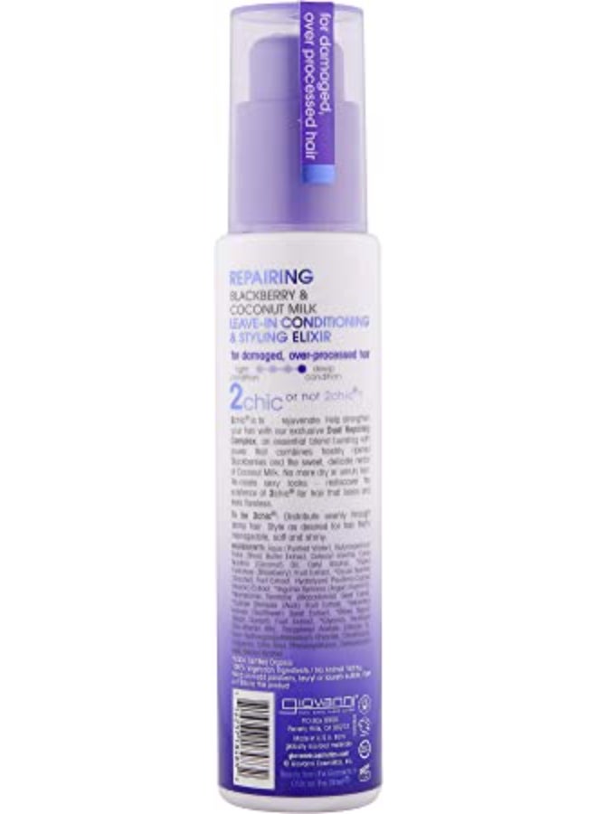 Giovanni 2Chic Repairing Leave-In Conditioning & Styling Elixir 118ml - Image 2